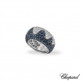 Chopard White Gold Sapphire & Diamond Ring 82/4102-1309